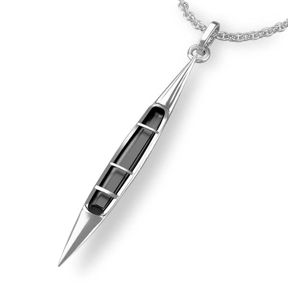 Canoe Boat Pendant - Sports Jewelry