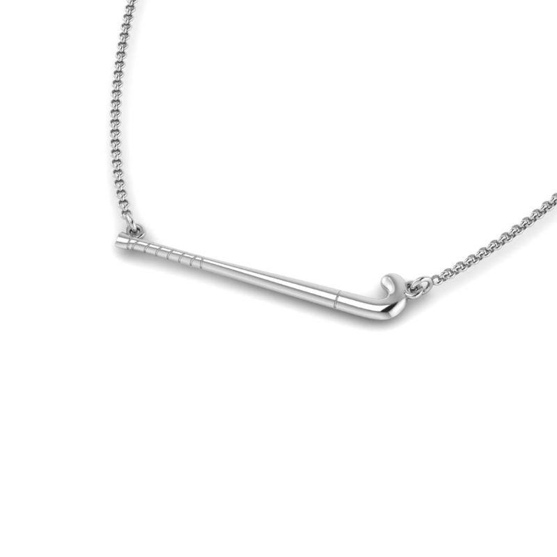 Field Hockey Stick Necklace - Sports Jewelry
