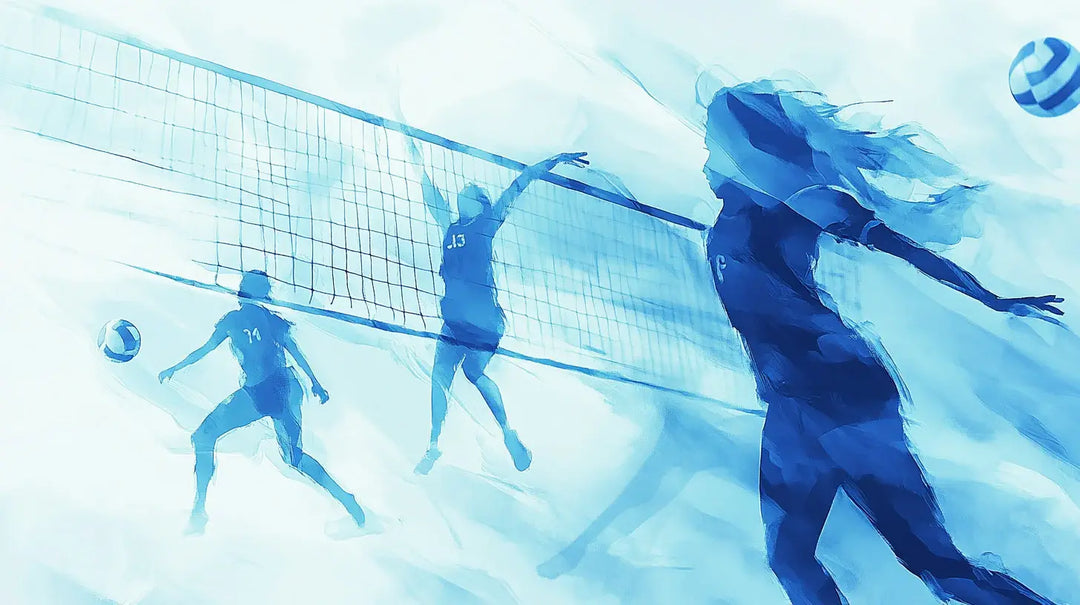 The perfect volleyball necklace at Athletic Jewelry by Strokeside