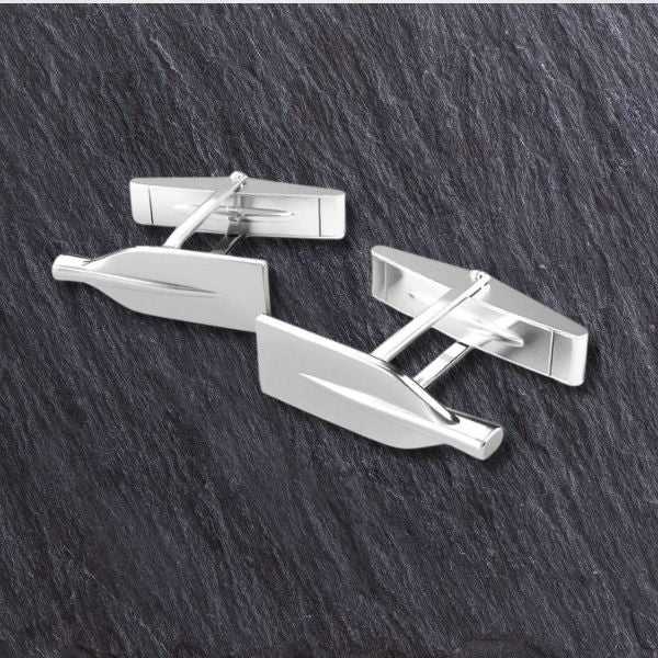 Canoe Paddle Cufflinks - Sports Jewelry