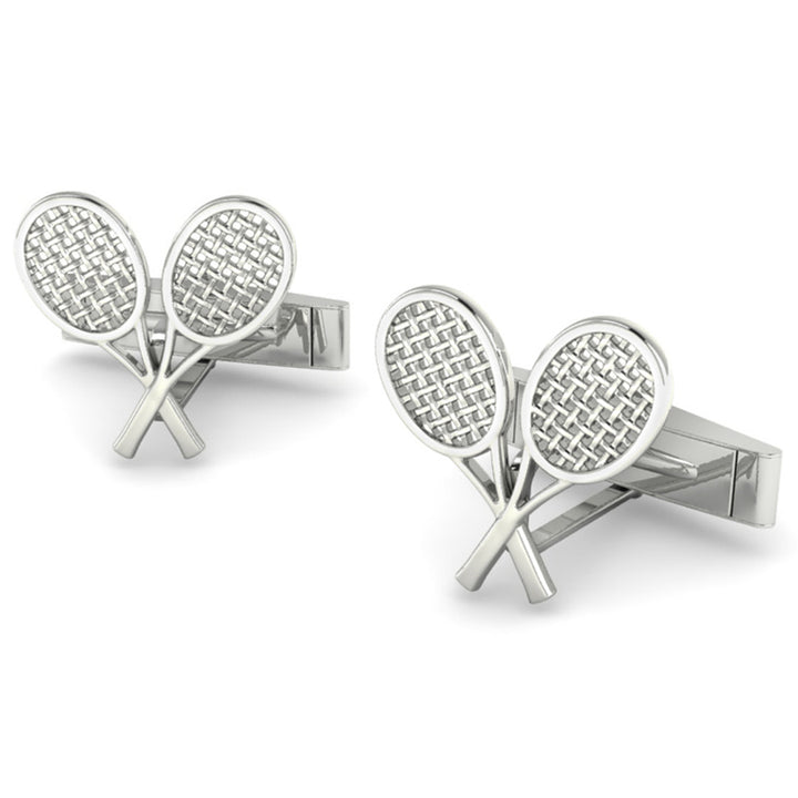 Tennis Double Racket Cufflinks