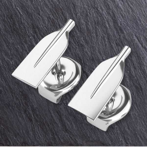 Dragon Boat Paddle Stud Earrings - Sports Jewelry