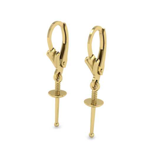 Fencing Drop Earrings - Sports Jewelry