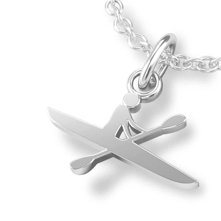 Kayak Athlete Pendant - Sports Jewelry