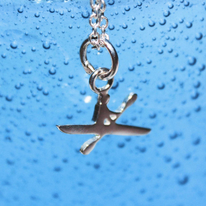 Kayak Athlete Pendant - Sports Jewelry