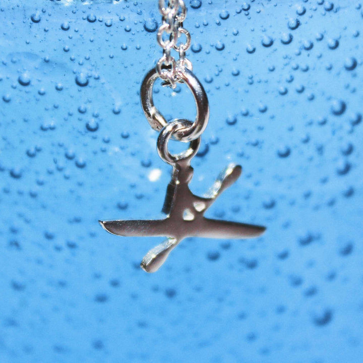 Kayak Athlete Pendant - Sports Jewelry