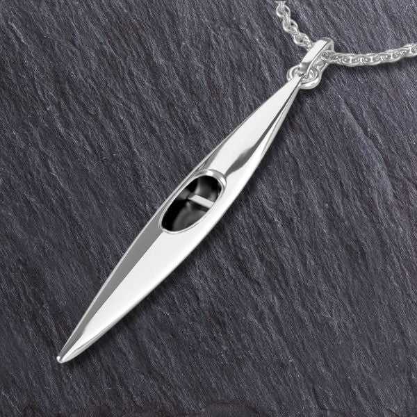 Kayak Boat Pendant - Sports Jewelry