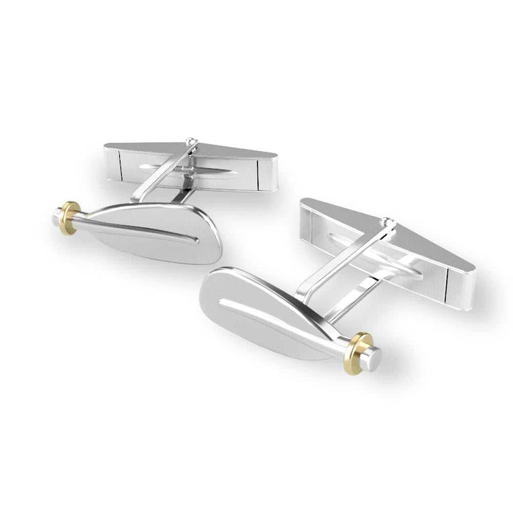 Kayak Paddle Cufflinks - Sports Jewelry