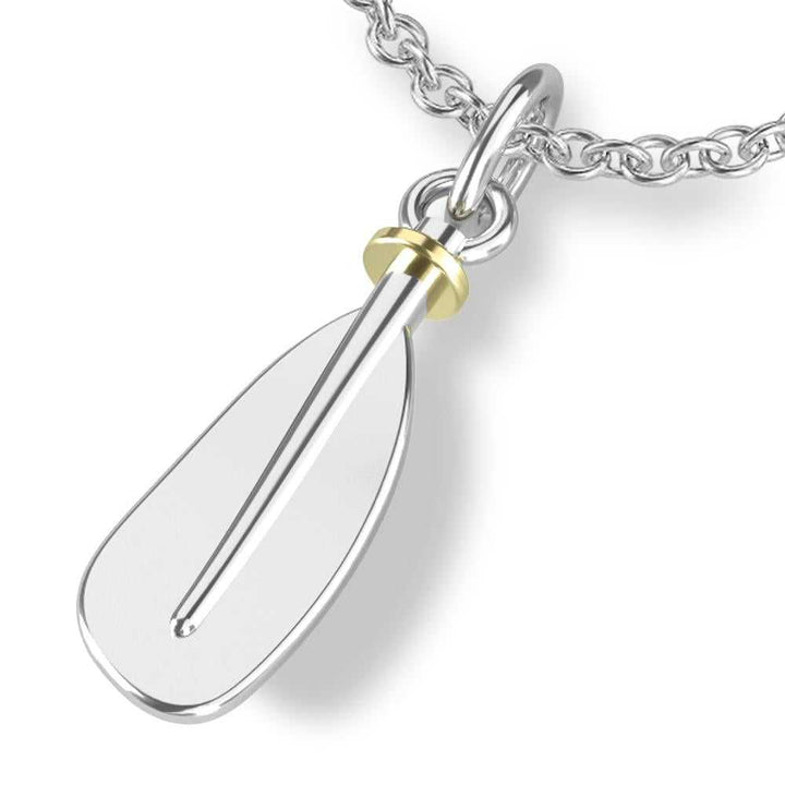 Kayak Paddle Pendant - Sports Jewelry