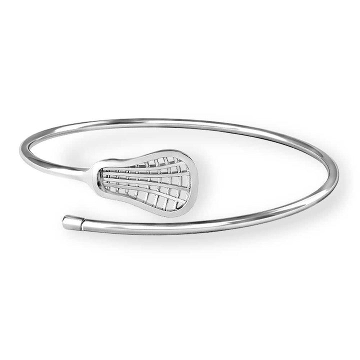 Lacrosse Bent Stick Bracelet - Sports Jewelry