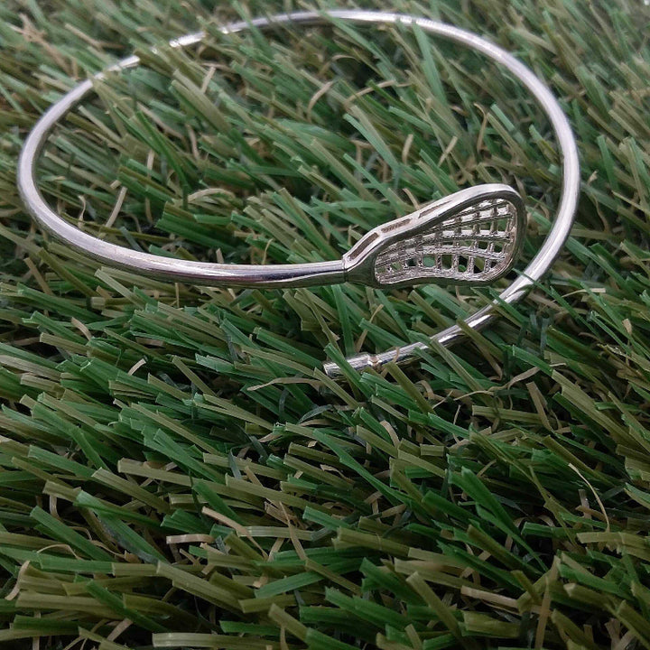 Lacrosse Bent Stick Bracelet - Sports Jewelry