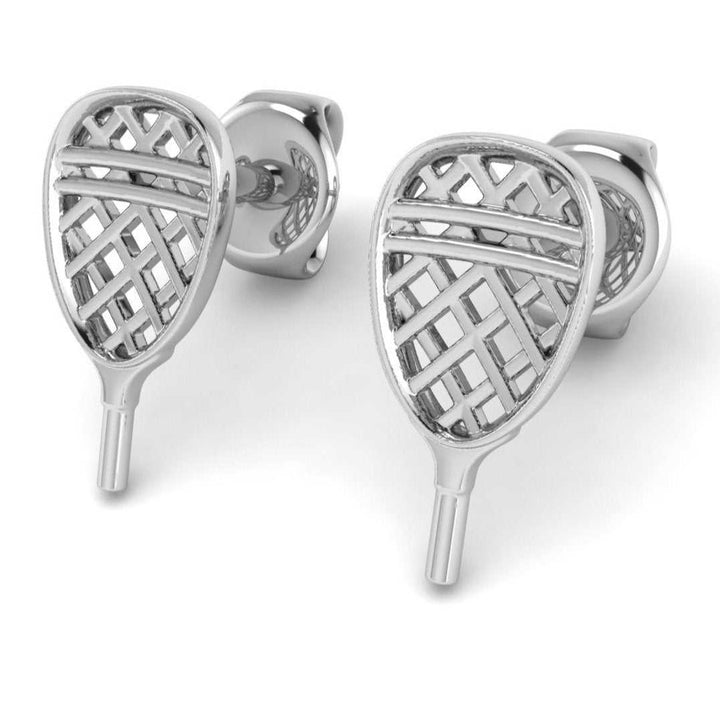 Lacrosse Goalie Earrings - Sports Jewelry