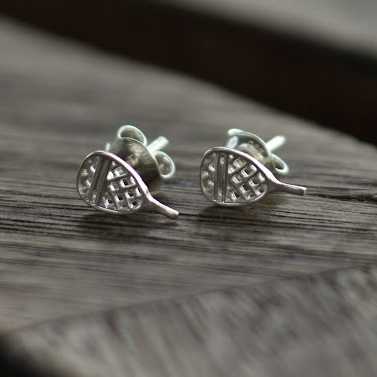 Lacrosse Goalie Earrings - Sports Jewelry