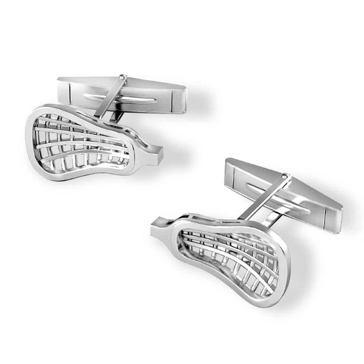 Lacrosse Head Cufflinks - Sports Jewelry