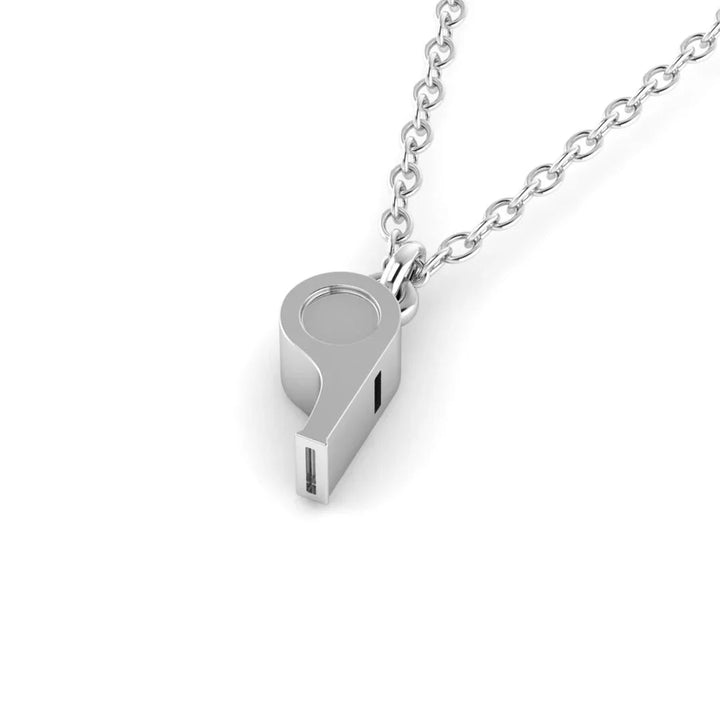 Lacrosse Whistle Pendant - Sports Jewelry