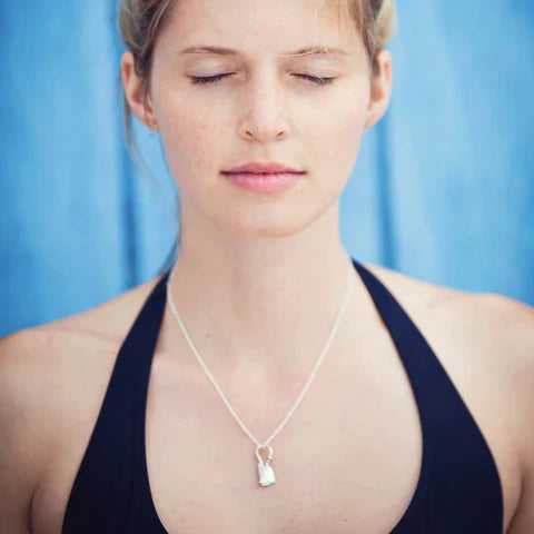 Rowing Bent Oar Pendant - Sports Jewelry