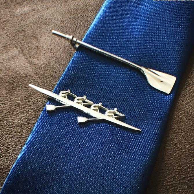 Rowing Cleaver Oar Tie Tack - Sports Jewelry