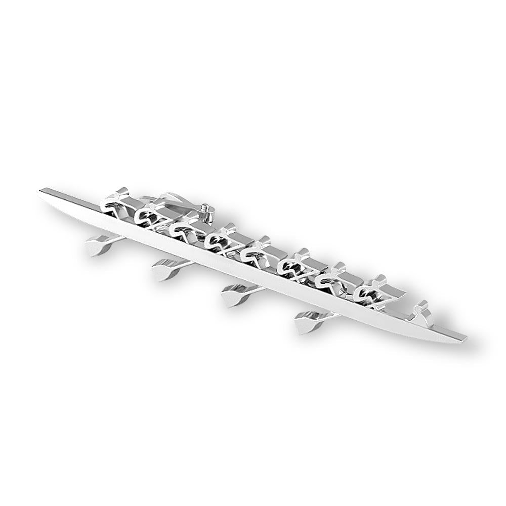 Rowing Eight Tie Tack - Sports Jewelry