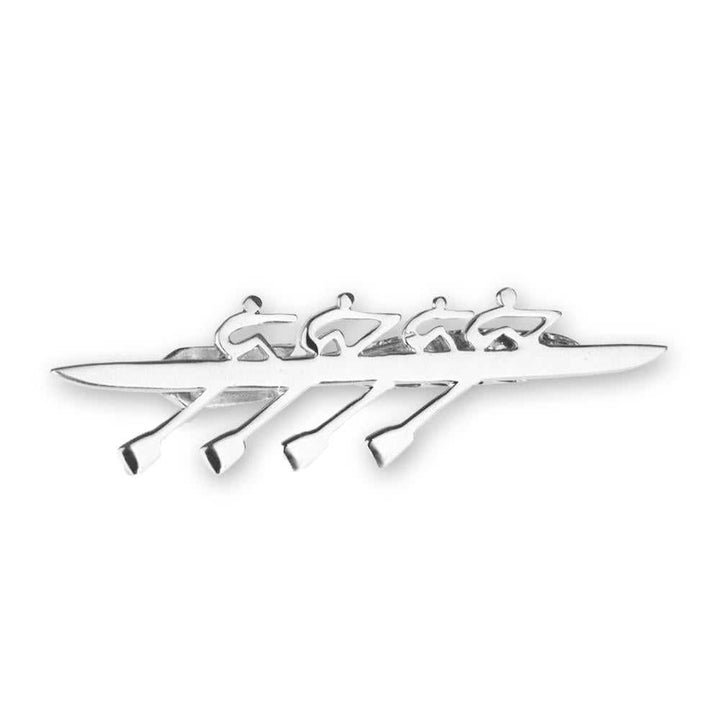 Rowing Quad Tie Tack - Sports Jewelry