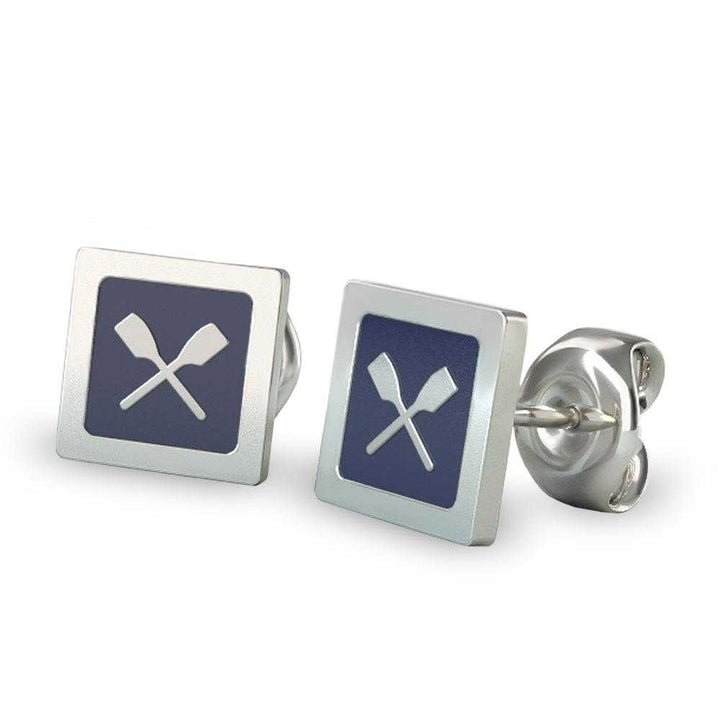 Rowing Quadrato Earrings - Sports Jewelry