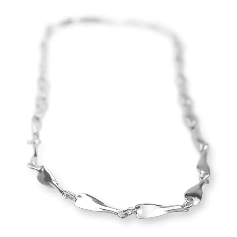 Rowing Small Oar Link Necklace - Sports Jewelry