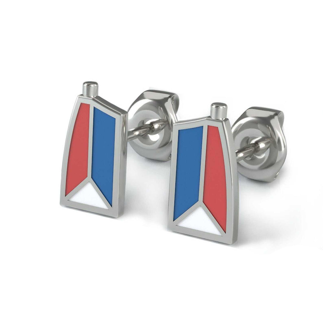 Rowing US National Team Oar Stud Earrings - Sports Jewelry