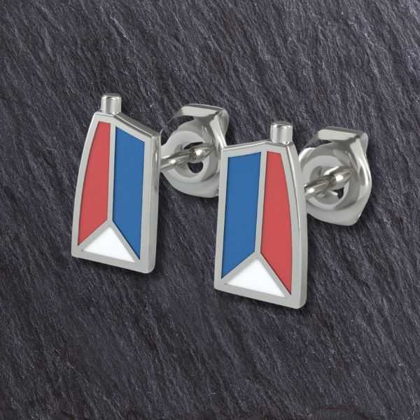 Rowing US National Team Oar Stud Earrings - Sports Jewelry