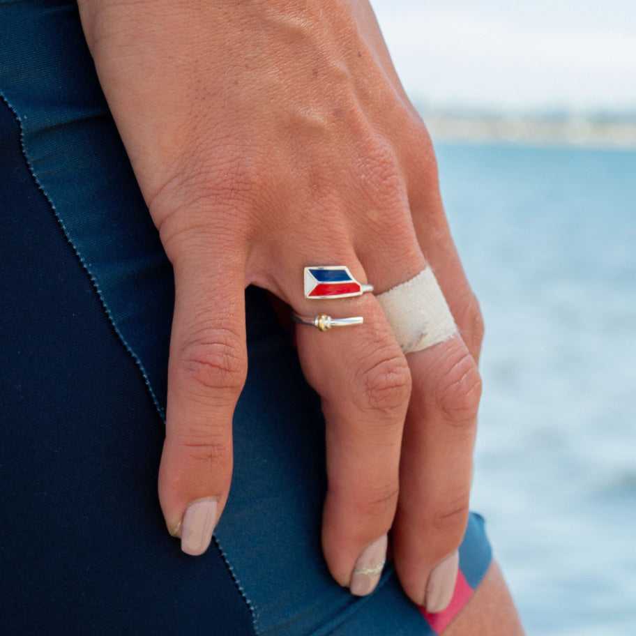 Rowing US National Team Ring - Sports Jewelry