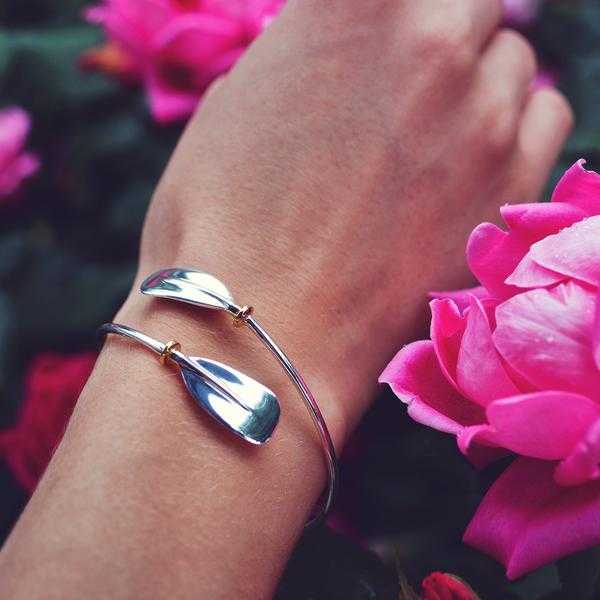 Rowing Vintage Oar Sculling Bracelet - Sports Jewelry