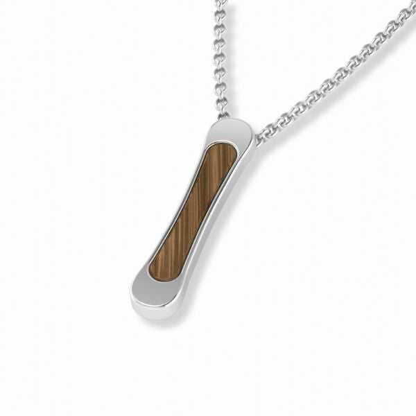 Snowboard Oakwood Pendant - Sports Jewelry