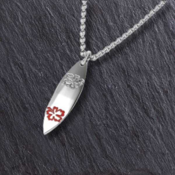 Surfing Pendant - Sports Jewelry