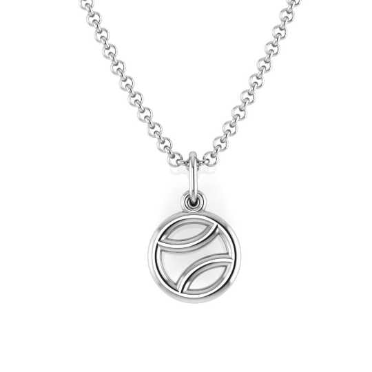 Tennis Minimalist Pendant - Sports Jewelry