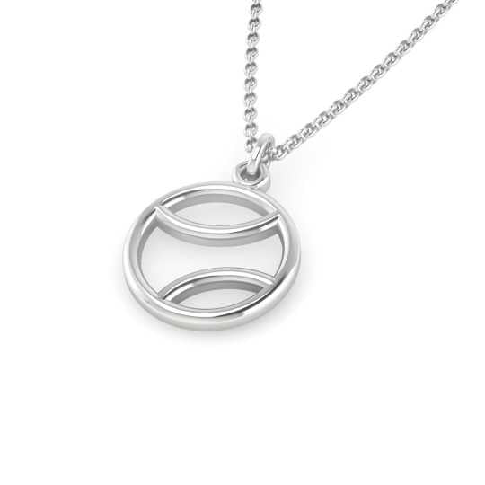 Tennis Minimalist Pendant - Sports Jewelry