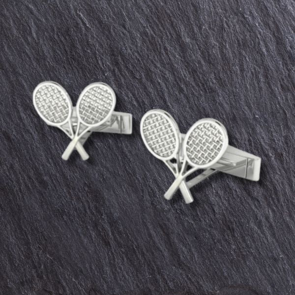 Tennis Double Racket Cufflinks