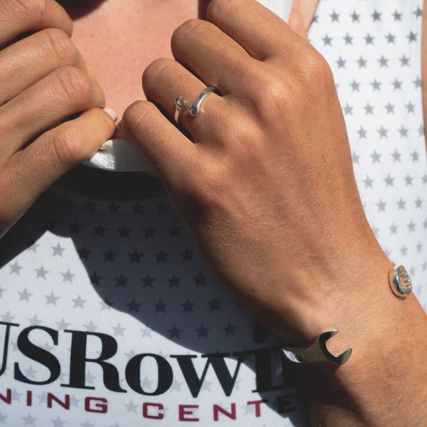 USRowing Wrench Bracelet - Sports Jewelry